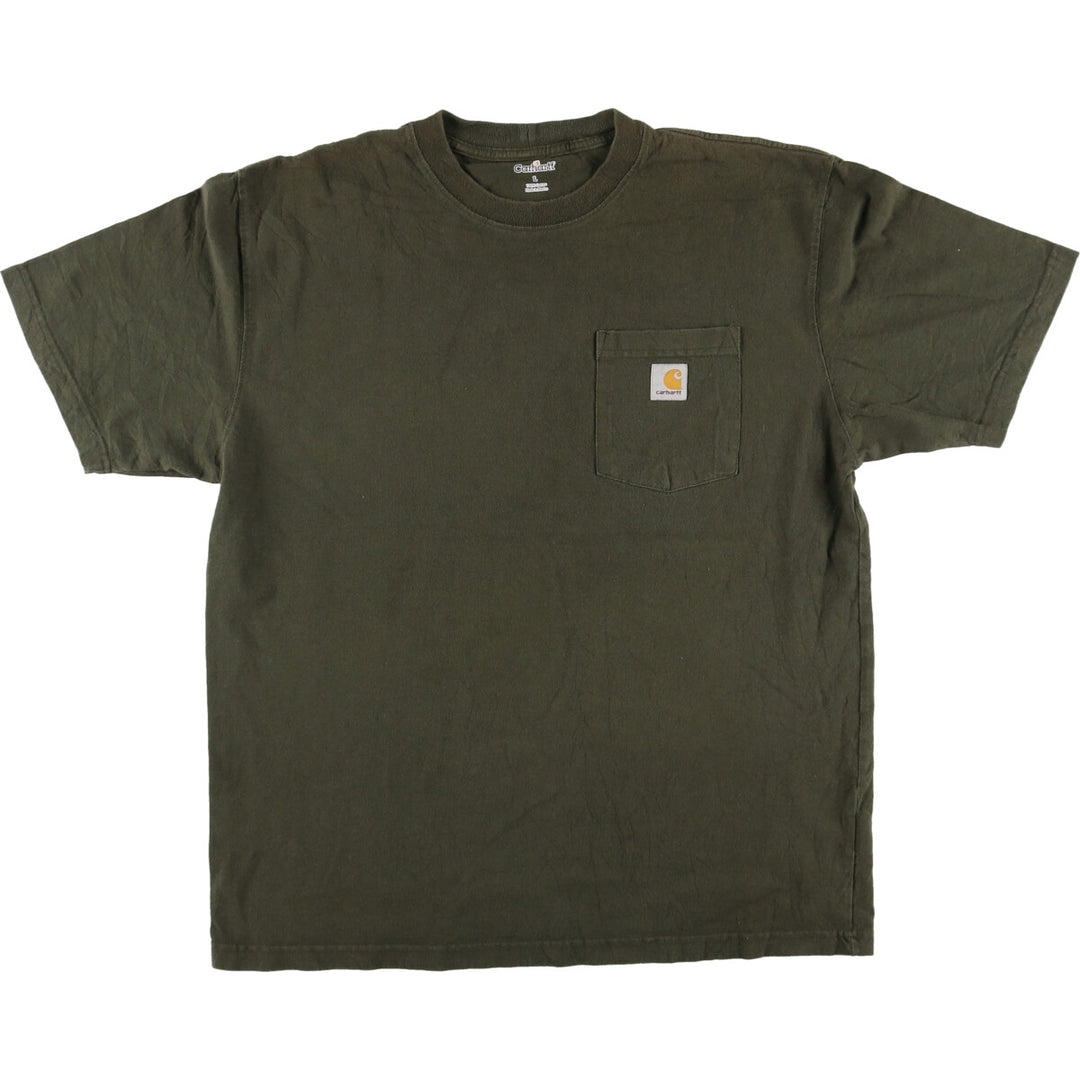 Carhartt Short Sleeve One Point Logo Pocket T-Shirt Men's XL /eaa464981