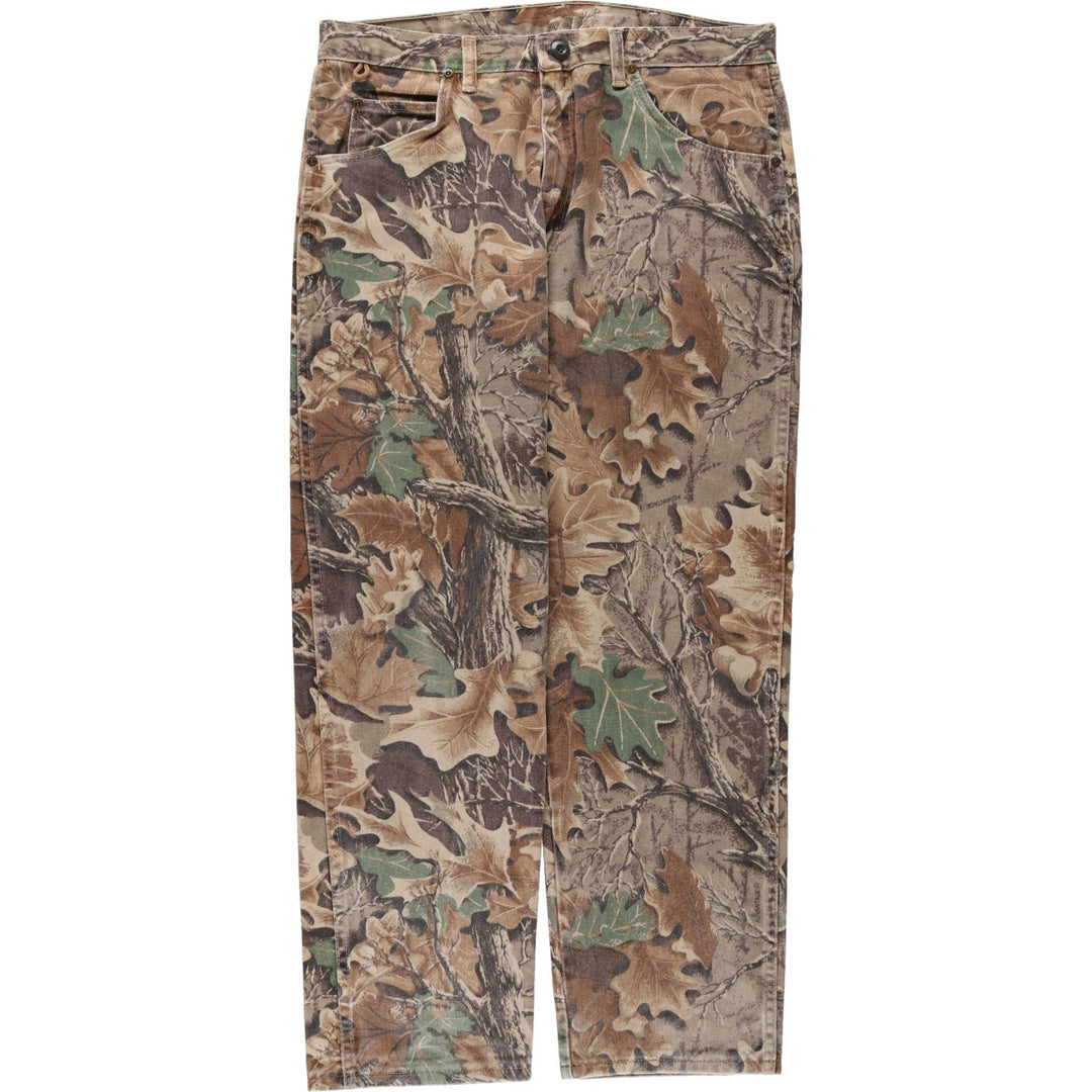 Wrangler RUGGED WEAR Camouflage Pattern Real Tree Camo Denim Pants Men's W34 / eaa465000