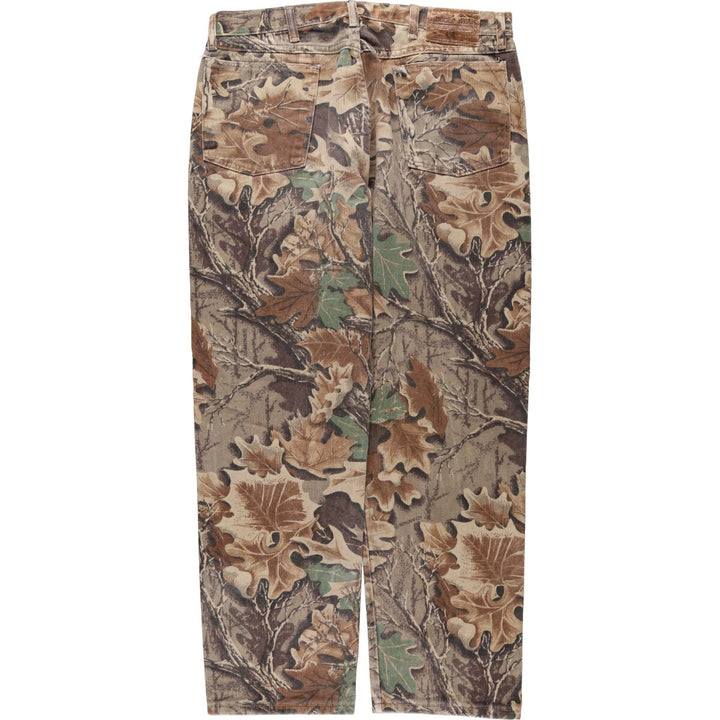 Wrangler RUGGED WEAR Camouflage Pattern Real Tree Camo Denim Pants Men's W34 / eaa465000