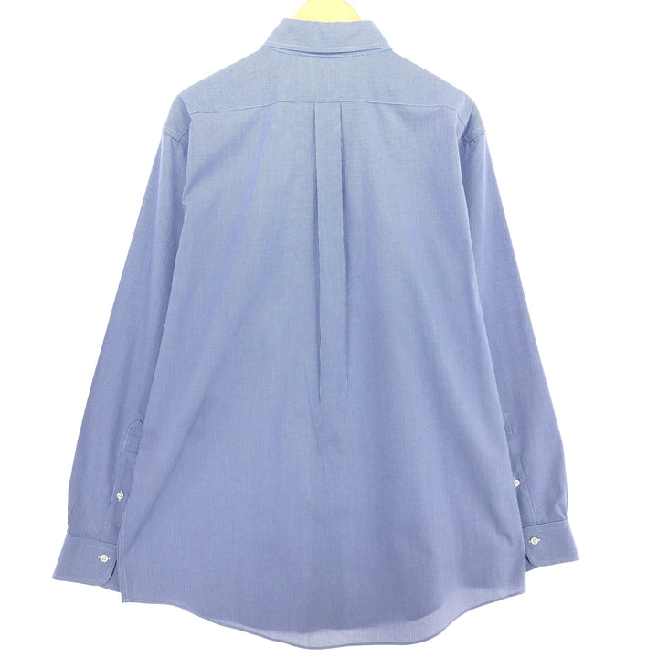 Brooks Brothers 346 Houndstooth Pattern Long Sleeve Button Down Shirt Men's L /eaa465009