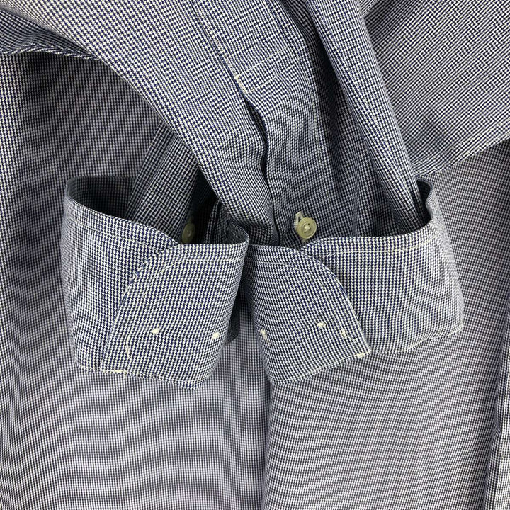 Brooks Brothers 346 Houndstooth Pattern Long Sleeve Button Down Shirt Men's L /eaa465009