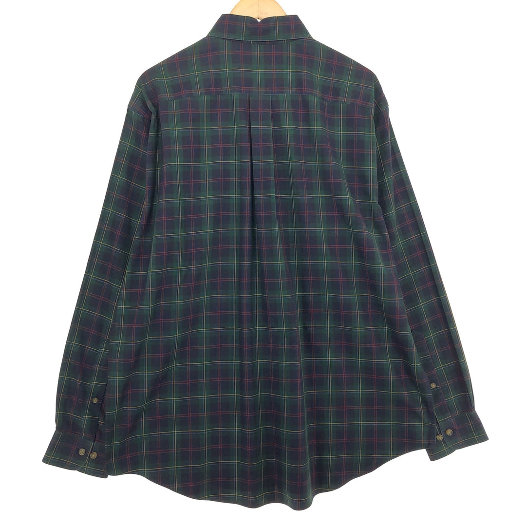 Brooks Brothers Est.1818 Check Pattern Long Sleeve Button-Down Check Shirt Men's XL /eaa465010