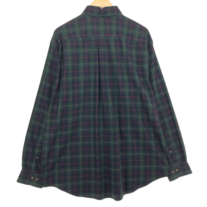 Brooks Brothers Est.1818 Check Pattern Long Sleeve Button-Down Check Shirt Men's XL /eaa465010