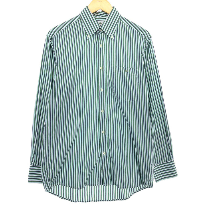 Lacoste LACOSTE Long Sleeve Button Down Striped Shirt Men's L /eaa465012