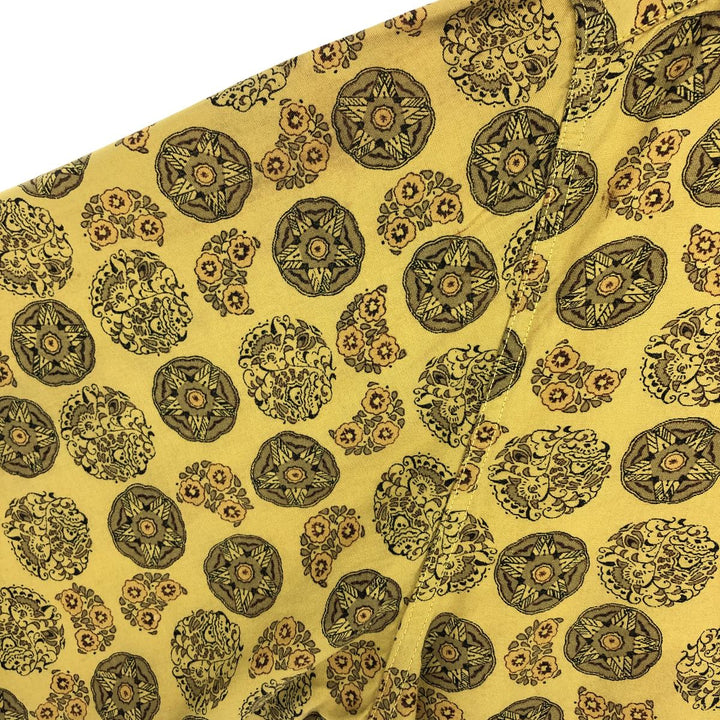 FERRALT All-over Print Long Sleeve Button-Down Shirt Men's L Vintage /eaa465017