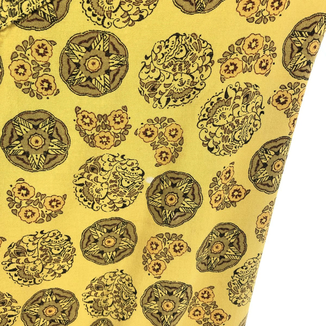 FERRALT All-over Print Long Sleeve Button-Down Shirt Men's L Vintage /eaa465017