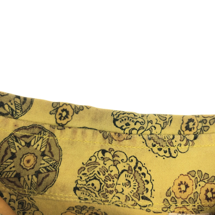 FERRALT All-over Print Long Sleeve Button-Down Shirt Men's L Vintage /eaa465017