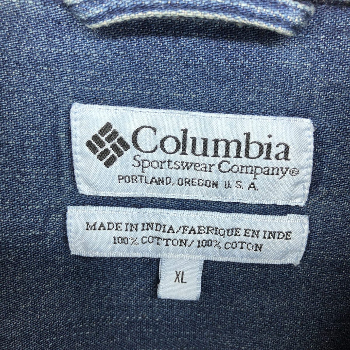 Columbia Long Sleeve Denim Shirt Men's XL /eaa465034