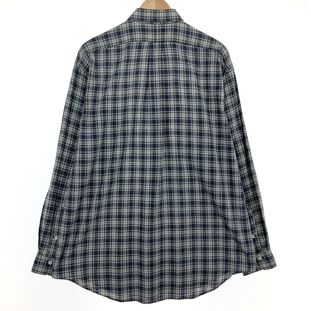 Ralph Lauren Long Sleeve Button Down Check Shirt Men's L /eaa465041