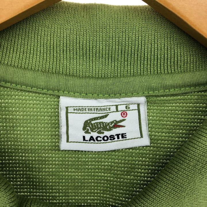 80'S Lacoste LACOSTE French design short sleeve polo shirt made in France size 6 men's XL equivalent vintage / eaa465060