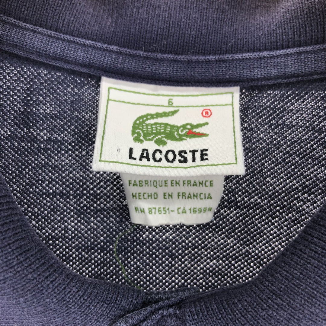 90'S Lacoste LACOSTE French Lacoste short sleeve polo shirt made in France size 6 men's L equivalent vintage /eaa465062