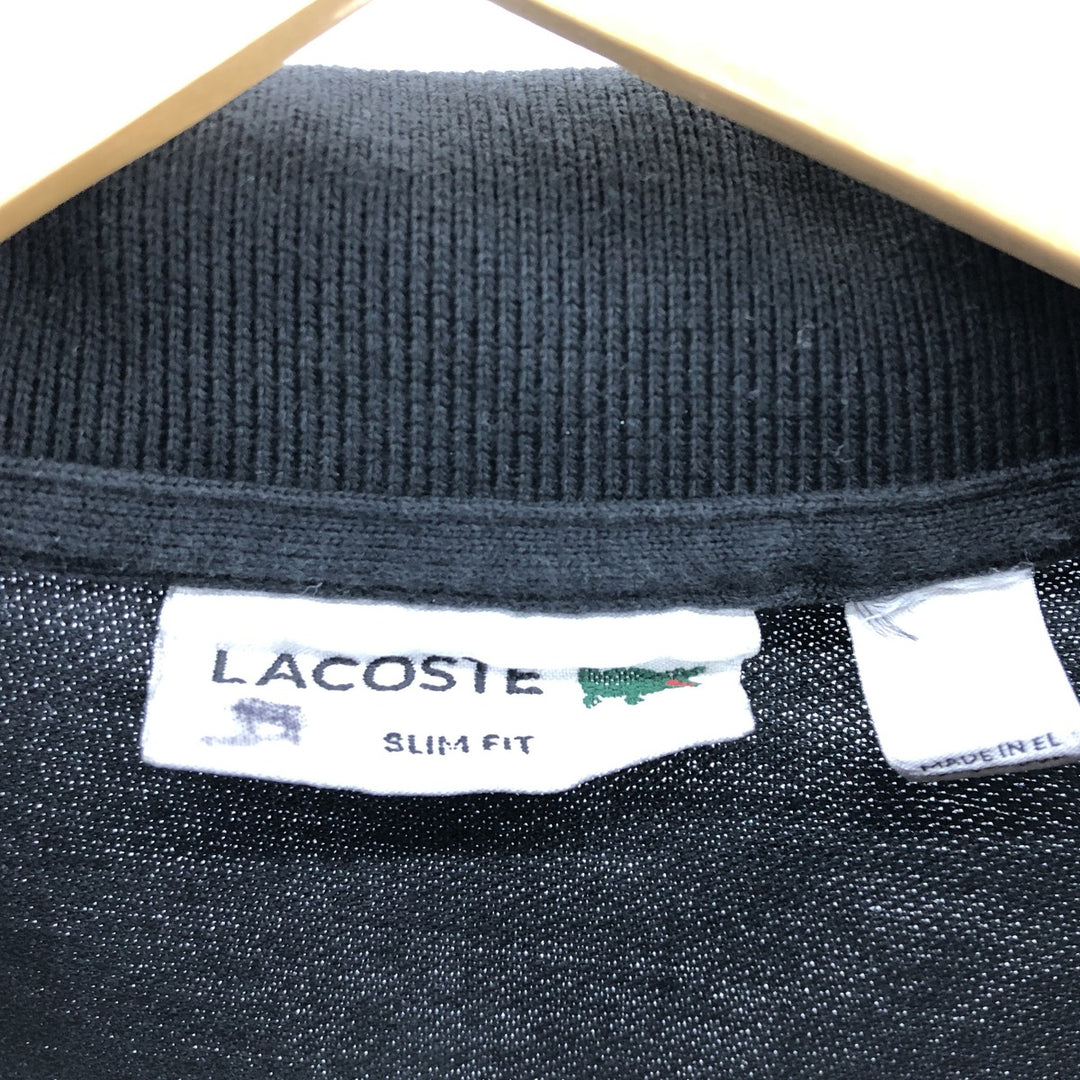 Lacoste LACOSTE SLIM FIT short sleeve polo shirt, men's size L / eaa465064