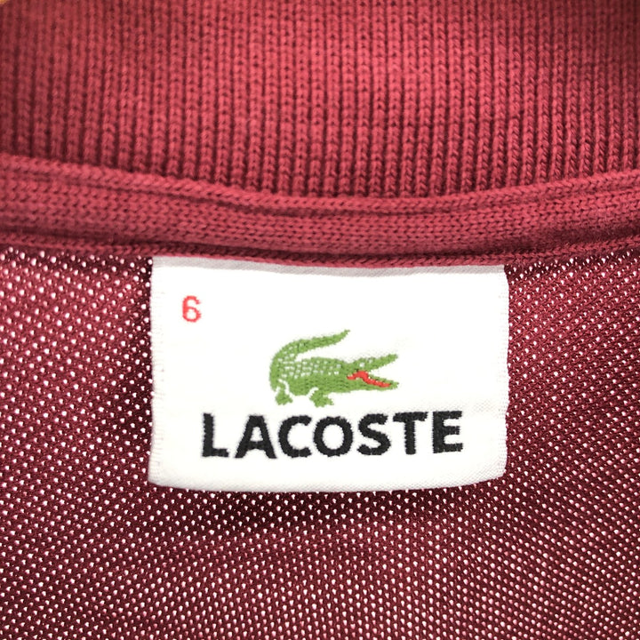 Lacoste LACOSTE Short Sleeve Polo Shirt Size 6 Men's L / eaa465067