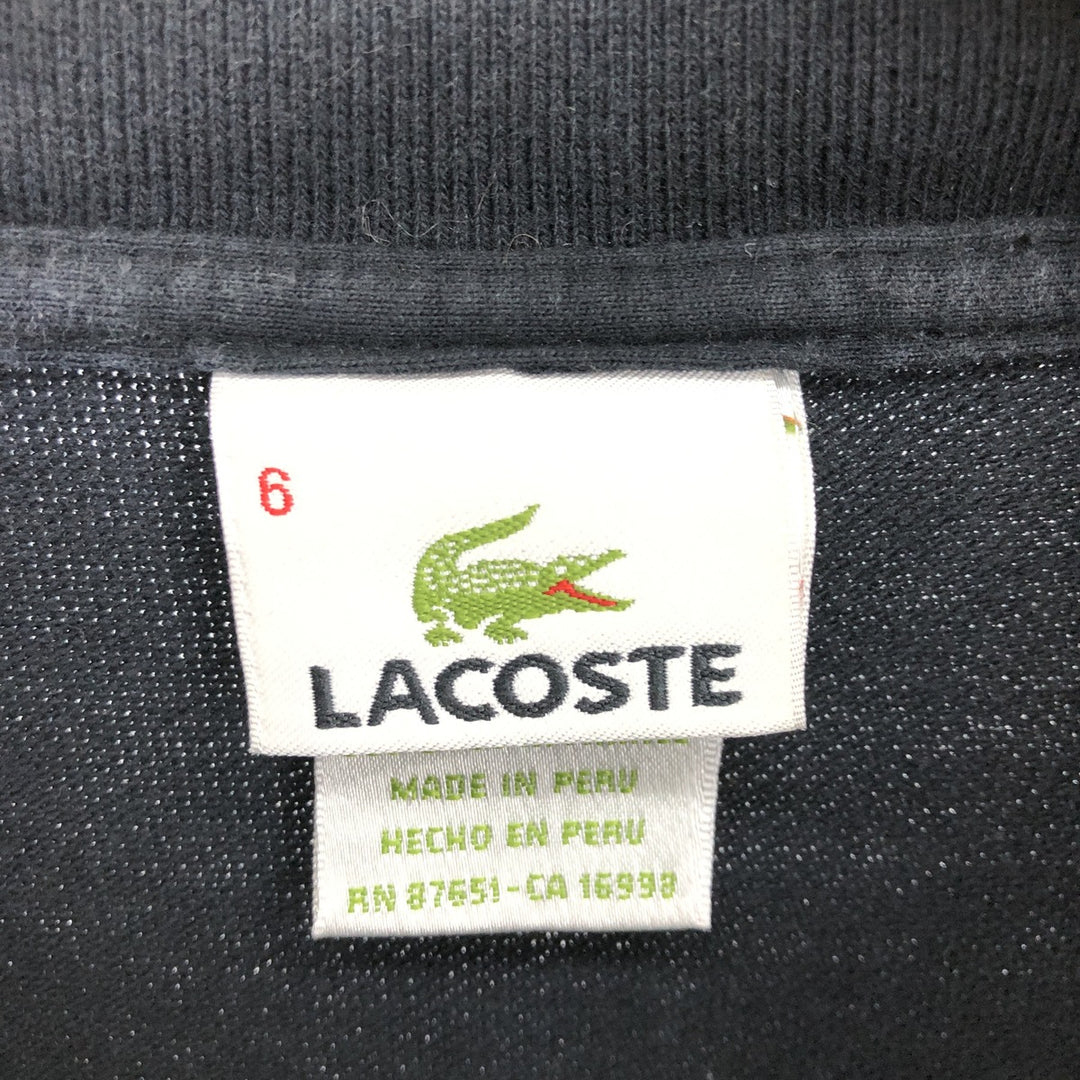 Lacoste LACOSTE French design short sleeve polo shirt size 6 men's size L / eaa465073