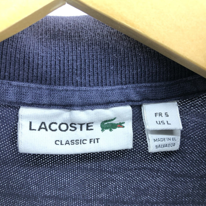 Lacoste LACOSTE CLASSIC FIT short sleeve polo shirt men's size L / eaa465077