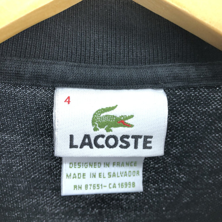 Lacoste LACOSTE French design short sleeve polo shirt size 4, men's M size / eaa465079