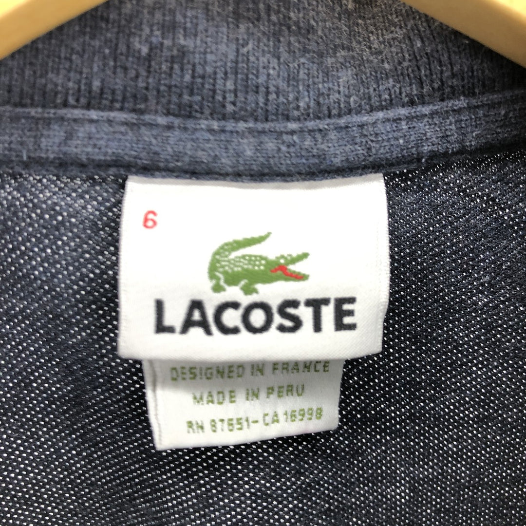 Lacoste LACOSTE French design short sleeve polo shirt size 6 men's size L / eaa465082