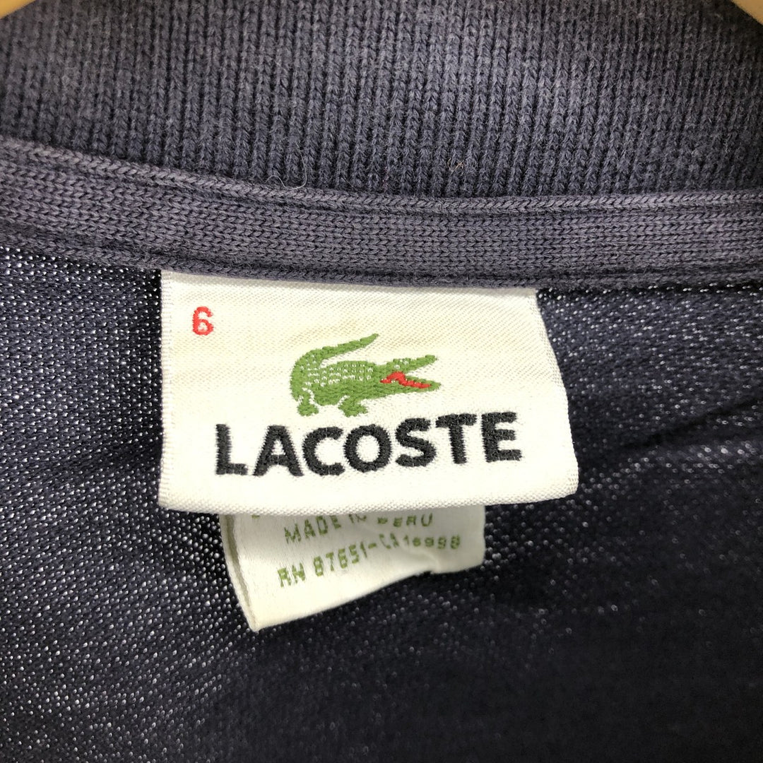 Lacoste LACOSTE French design short sleeve polo shirt size 6 men's size L / eaa465091