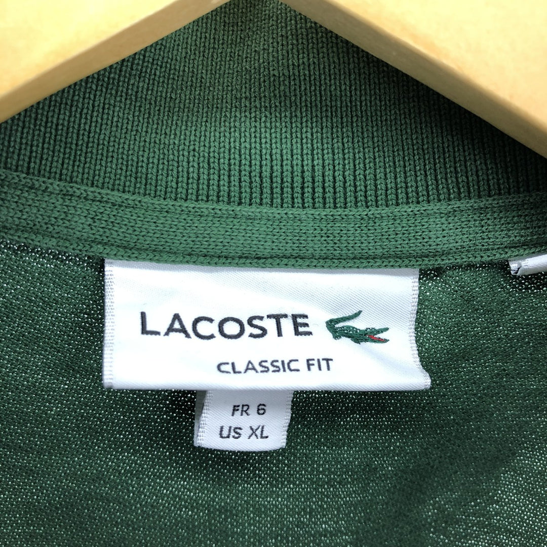 Lacoste LACOSTE CLASSIC FIT short sleeve polo shirt men's XL equivalent /eaa465093