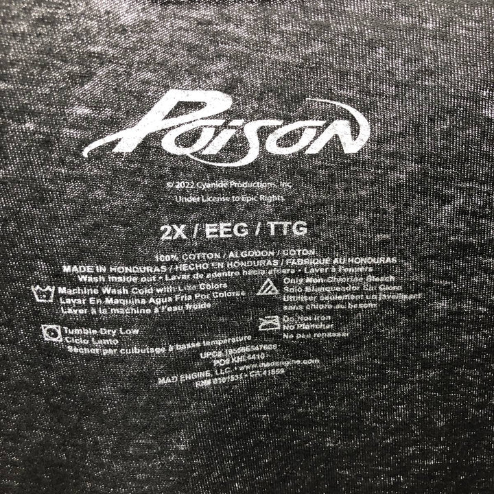 POISON Band T-shirt, Band T, Men's XXL equivalent /eaa465094