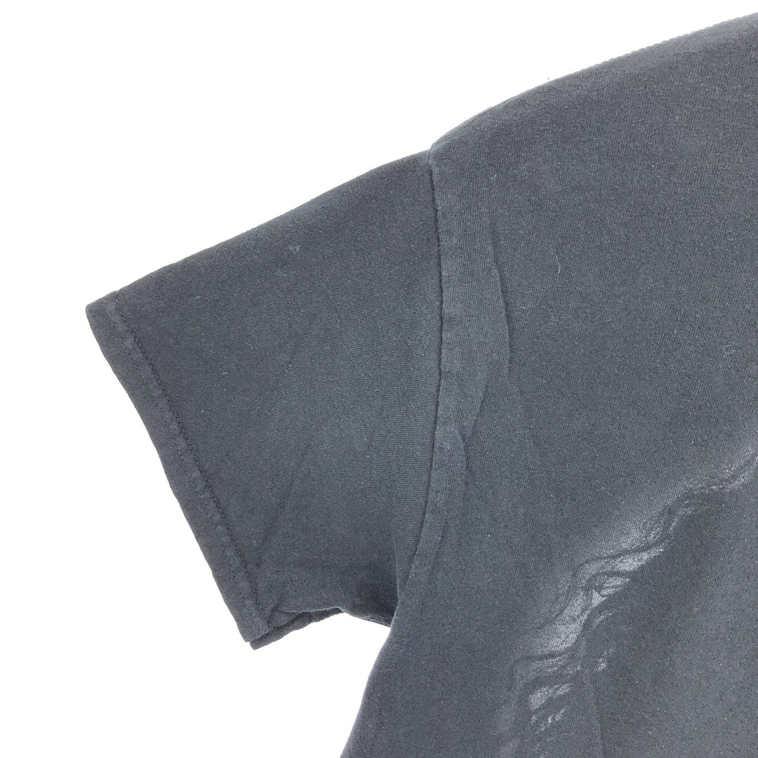 HER Rap T-shirt Rap T Men's M size cotton black type Vintage Second Hand