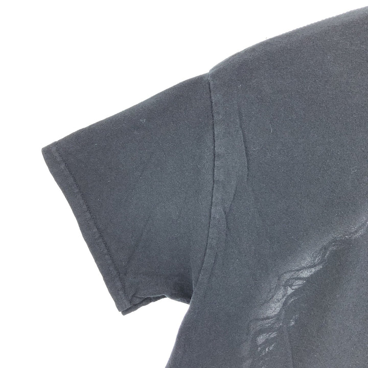 HER Rap T-shirt Rap T Men's M size cotton black type Vintage Second Hand