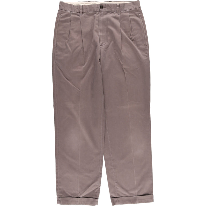 Brooks Brothers ELLIOT Two-pleat Chino Pants for Men, W33 / eaa465115