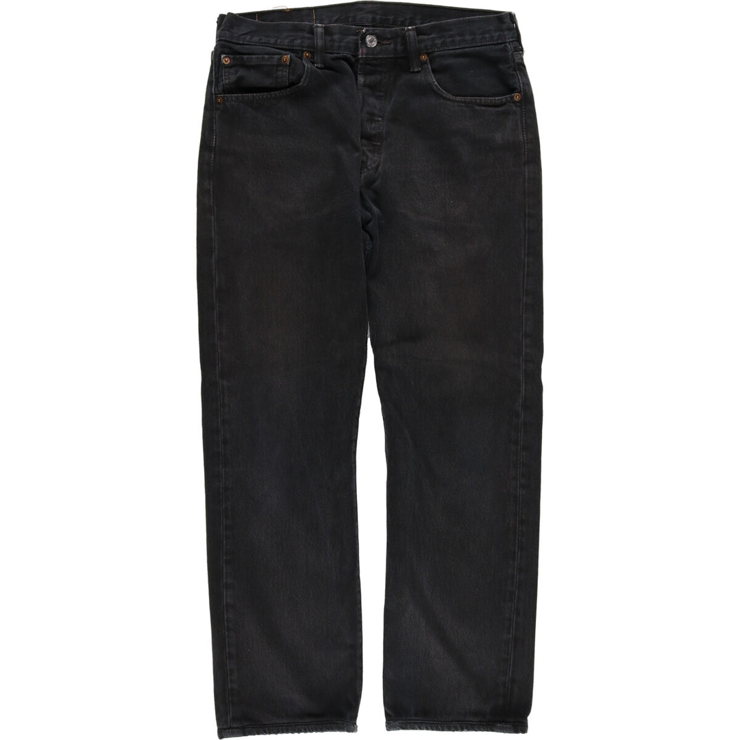 Levi's Levi's 501 Black Denim Straight Denim Pants Men's W32 equivalent / eaa465134