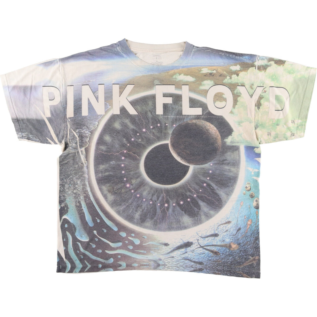 00'S PINK FLOYD Pink Floyd Album PULSE Large Print Band T-Shirt Band Tee Men's XL /eaa465147