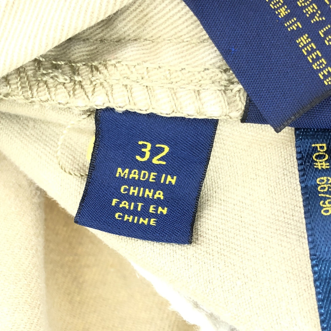 Ralph Lauren Chino Shorts Shorts Men's W30 cotton Beige type Vintage Second Hand