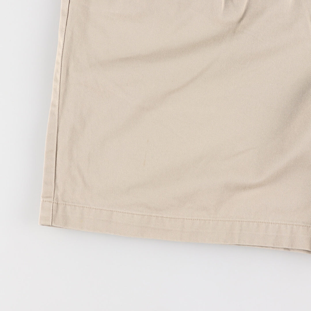 90'S Tommy Hilfiger Two-pleat Chino Shorts, Men's, W37, Vintage cotton Beige type Vintage Second Hand