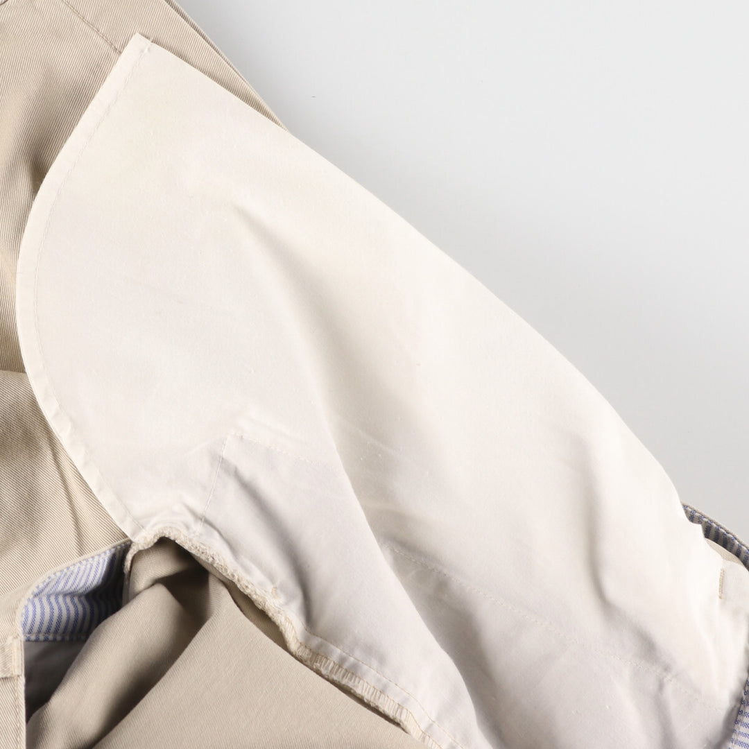 90'S Tommy Hilfiger Two-pleat Chino Shorts, Men's, W37, Vintage cotton Beige type Vintage Second Hand