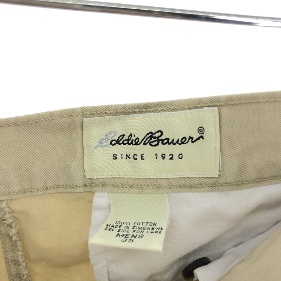 Eddie Bauer Two-pleat Chino Shorts, Men's W35 / eaa465169