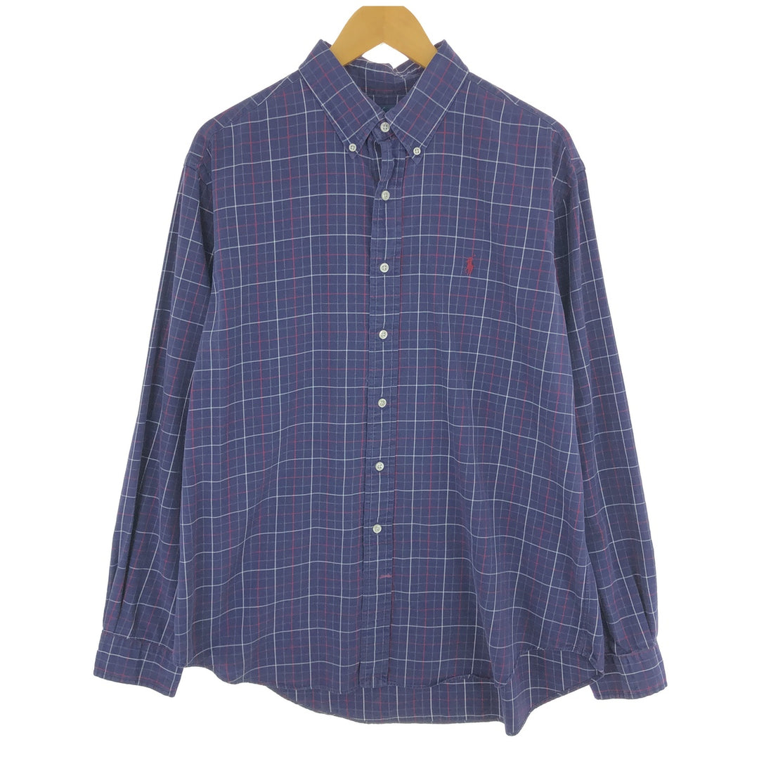 Ralph Lauren Classic Fit Long Sleeve Button Down Check Shirt Men's XL / eaa465182