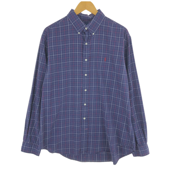 Ralph Lauren Classic Fit Long Sleeve Button Down Check Shirt Men's XL / eaa465182