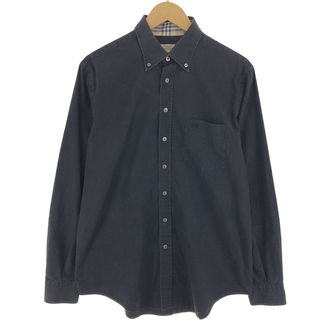 Burberry's LONDON CLASSIC FIT long sleeve button down shirt, men's L /eaa465185