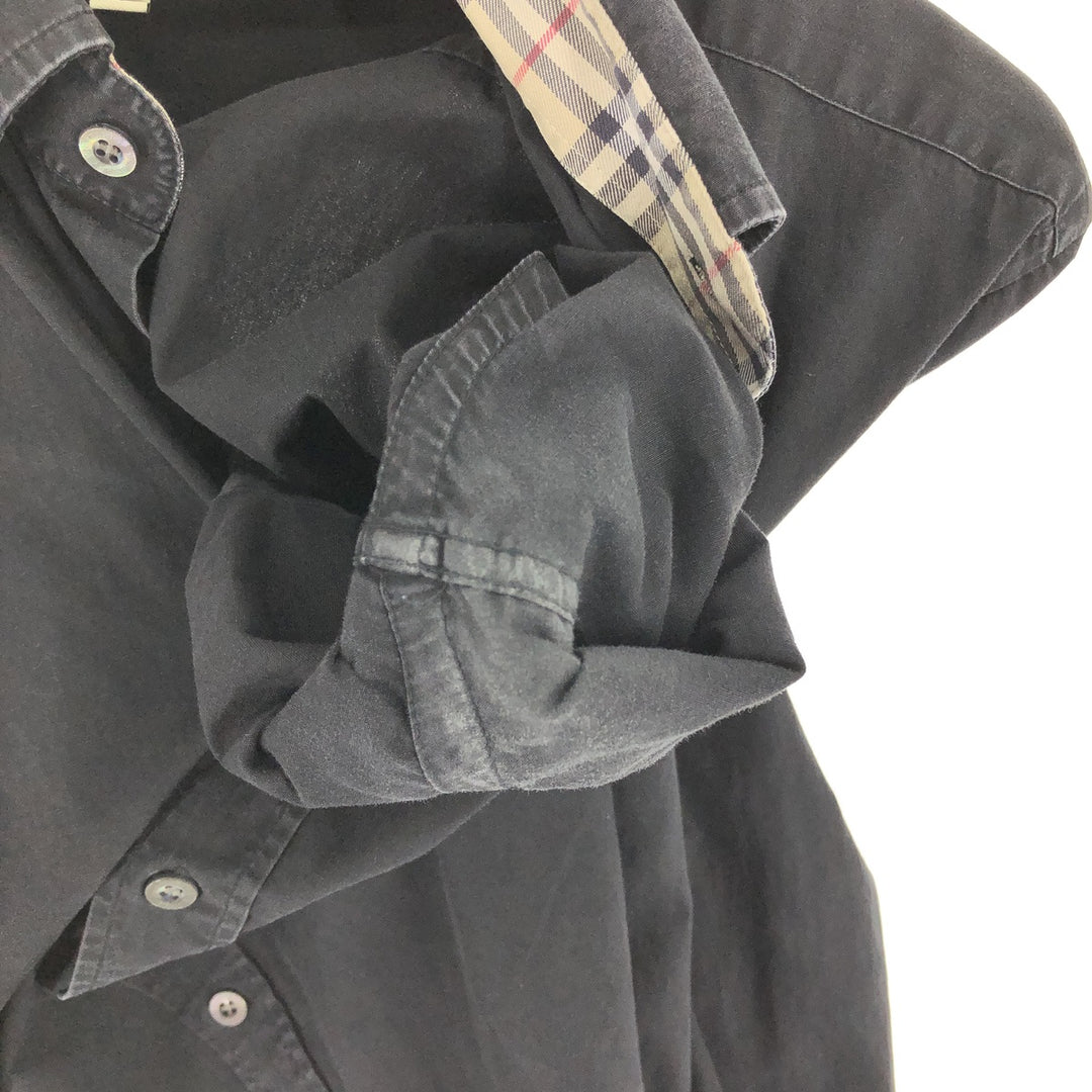 Burberry's LONDON CLASSIC FIT long sleeve button down shirt, men's L /eaa465185