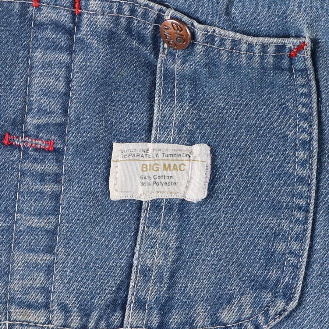 70'S BIG MAC denim overalls for men, size W34, vintage / eaa465191