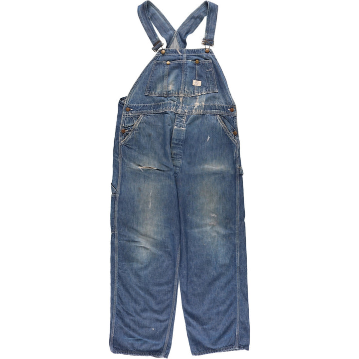 Big size 50'S Sears wide pants denim overalls men's w44 vintage /eaa465194