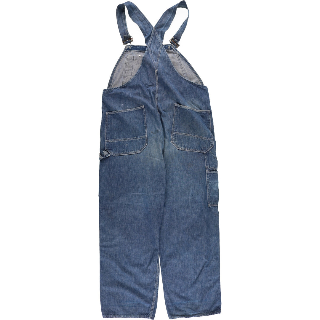 Big size 50'S Sears wide pants denim overalls men's w44 vintage /eaa465194