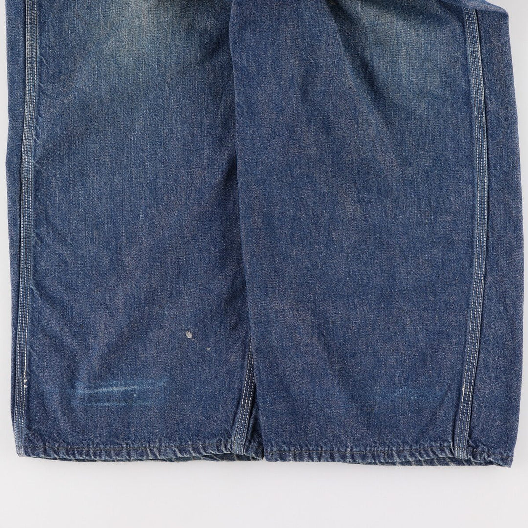 Big size 50'S Sears wide pants denim overalls men's w44 vintage /eaa465194