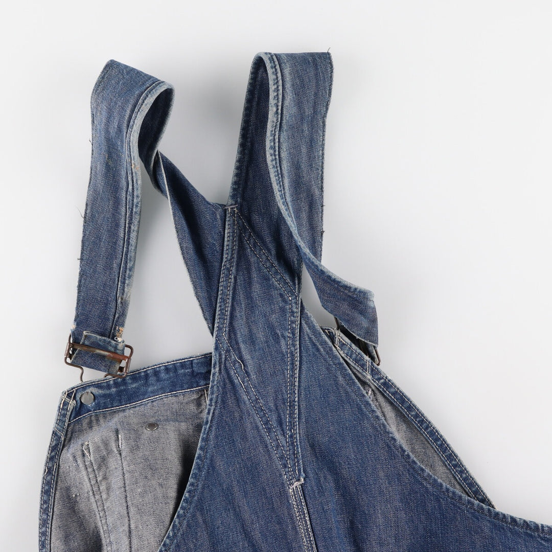 Big size 50'S Sears wide pants denim overalls men's w44 vintage /eaa465194