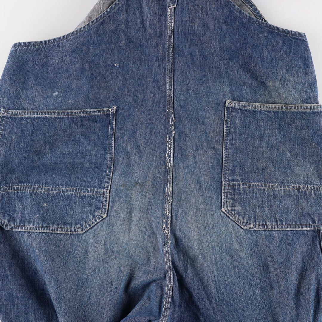 Big size 50'S Sears wide pants denim overalls men's w44 vintage /eaa465194