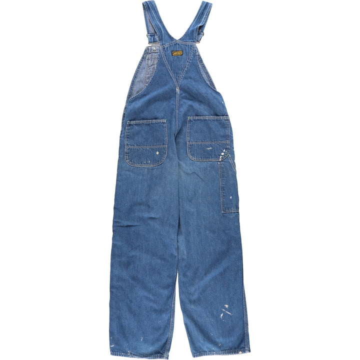 70'S UNKNOWN SANFORIZED denim overalls men's w32 vintage /eaa465196