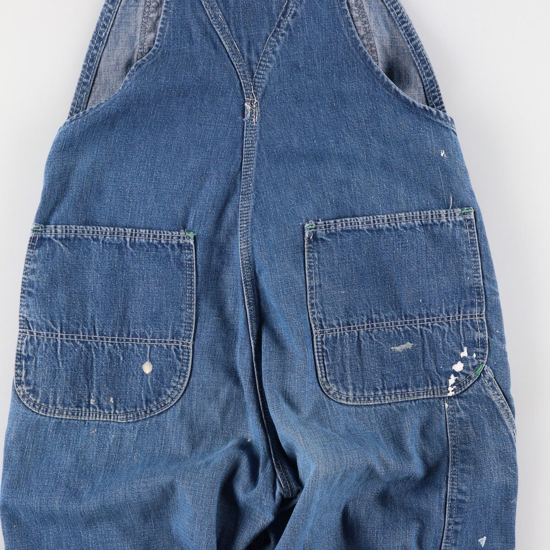 70'S UNKNOWN SANFORIZED denim overalls men's w32 vintage /eaa465196