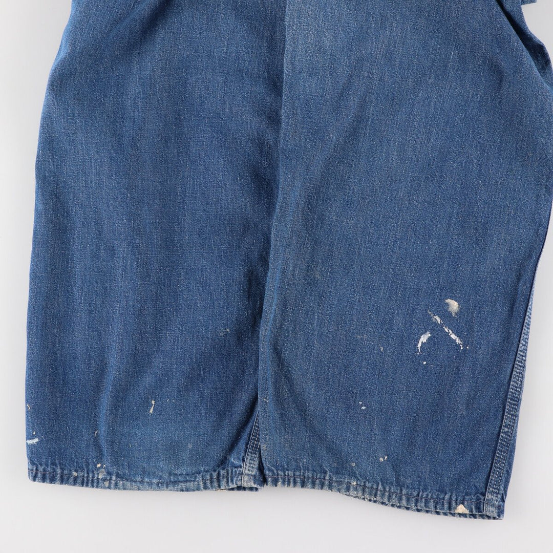 70'S UNKNOWN SANFORIZED denim overalls men's w32 vintage /eaa465196