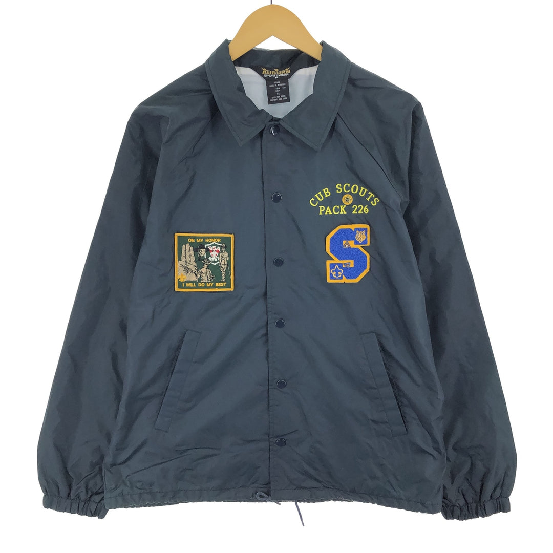 AUBURN SPORTSWEAR Custom Patch Coach Jacket Men's M Vintage /eaa465231