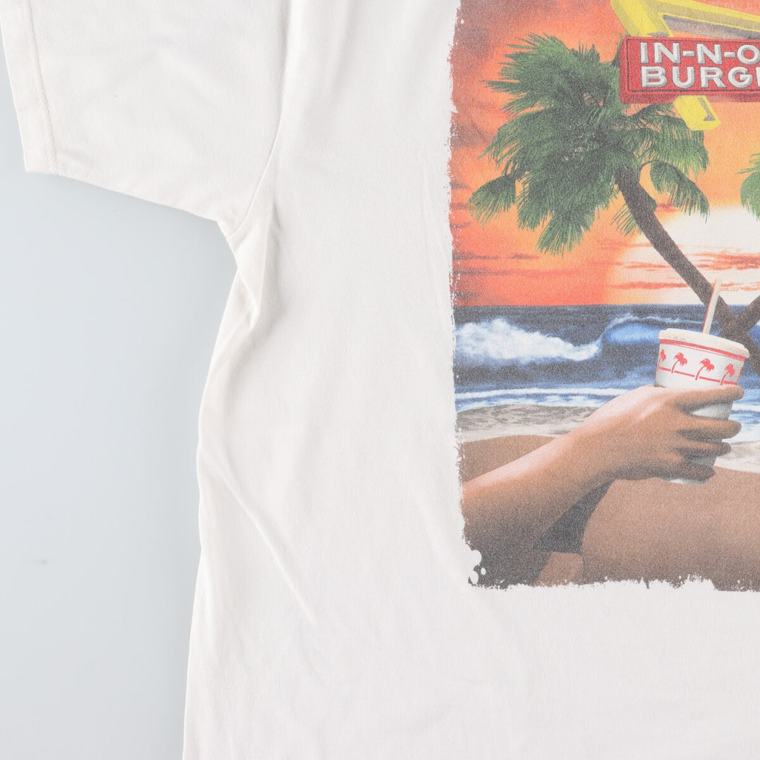 IN N OUT BURGER Back Print Advertising T-Shirt Men's L Vintage /eaa465305