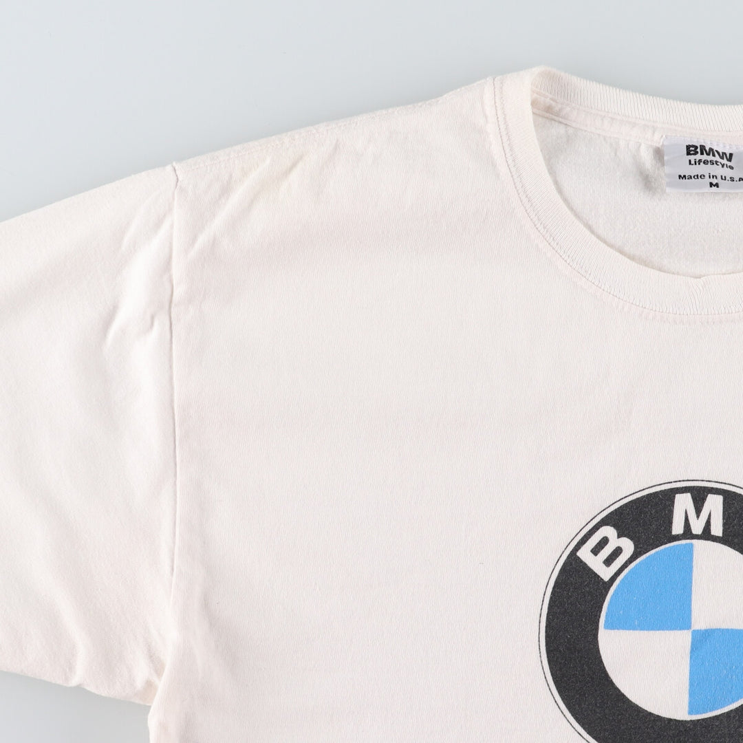 90s~ BMW Advertising T-shirt Made in USA Men's M Vintage /eaa465327