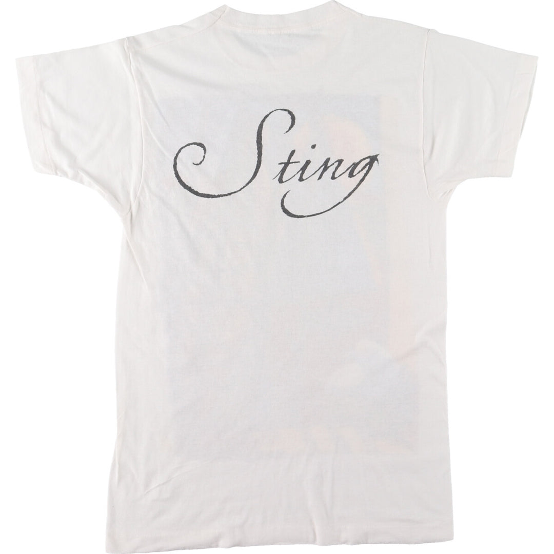 90'S STING Band T-shirt Band Tee Men's S Vintage /eaa465331